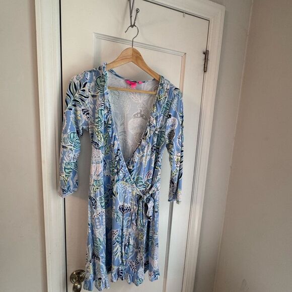 Lilly Pulitzer Blue Romper - Picture 5 of 5
